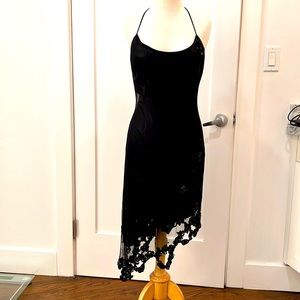 Betsy Johnson Evening asymmetrical cocktail dress, size 8